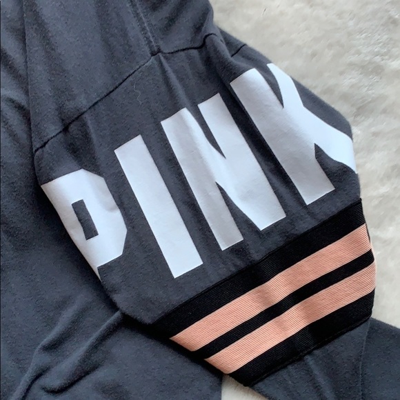 VS Pink Grey Hoodie Pullover - Picture 5 of 5